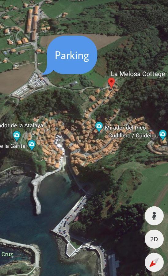 La Melosa Cottage Cudillero Eksteriør billede